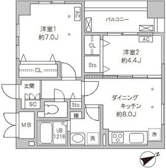 ＳｕｎＳｐｒｉｎｇＴｏｗｅｒの間取図