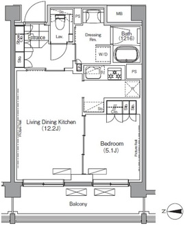 プレジリア代々木大山町の間取図