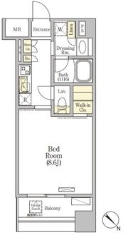 プラージュベイ横濱関内の間取図