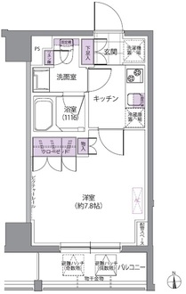 ＩＶＹ　ＷＥＳＴの間取図