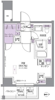 ＩＶＹ　ＷＥＳＴの間取図