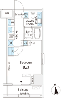 Ｂｅｌｌｅ　Ｖｕｅ　浅草橋の間取図