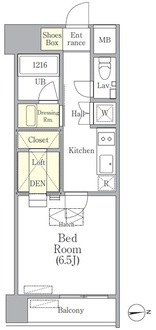 ＯＵＡＬ戸越の間取図