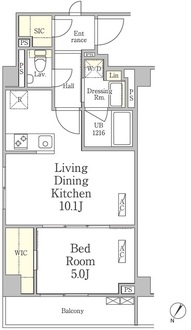 パークペルル池尻の間取図