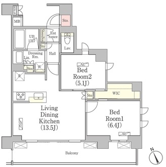 ＪＰｎｏｉｅ練馬旭丘の間取図