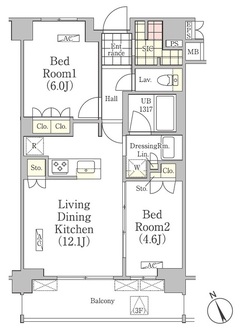 ＪＰｎｏｉｅ練馬旭丘の間取図