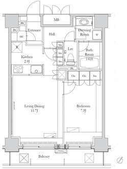 ＨＯＵＳＥ岩本町の間取図