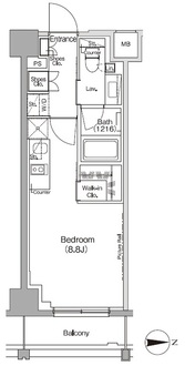 ザ・パークハビオ高円寺レジデンスの間取図