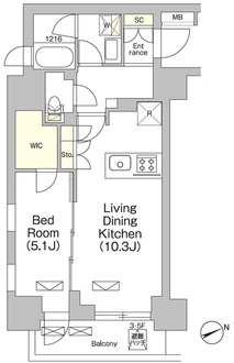 テラス大崎の間取図