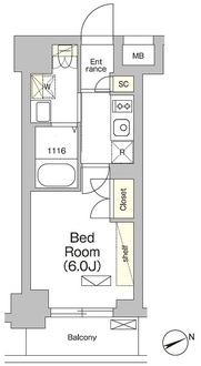 テラス大崎の間取図