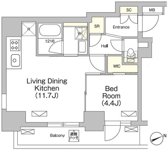 テラス大崎の間取図