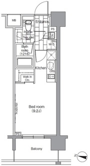 パークハビオ恵比寿の間取図