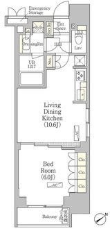 パークヴィラ恵比寿の間取図