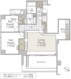 Ｓ．ＣＬＡＳＳＥ松濤の間取図