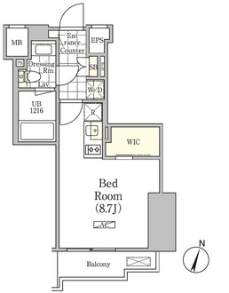 アンパサンド北新宿の間取図