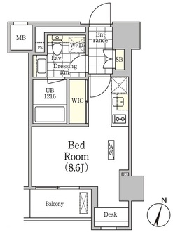 アンパサンド北新宿の間取図