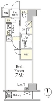 アジールコート品川中延サウスの間取図
