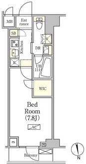 アジールコート品川中延サウスの間取図