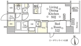 テラス御徒町の間取図