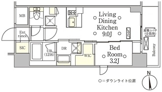 テラス御徒町の間取図