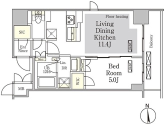 テラス御徒町の間取図