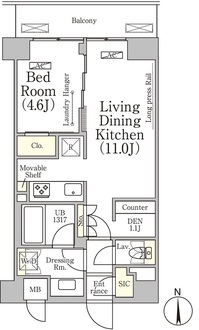 ベルファース大森山王の間取図
