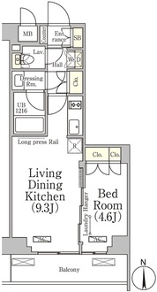 ベルファース大森山王の間取図