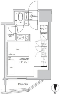ザ・パークハビオ亀戸の間取図