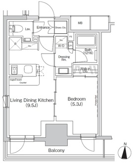 ザ・パークハビオ亀戸の間取図