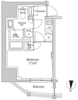 ザ・パークハビオ亀戸の間取図