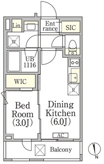 イプセ神楽坂の間取図