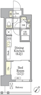 エル・セレーノ横浜関内プリマの間取図