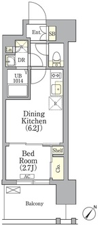 エル・セレーノ横浜関内プリマの間取図