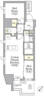 エル・セレーノ横浜関内プリマの間取図