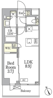 ＡＩＦＬＡＴ馬込の間取図