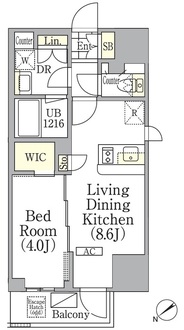 ジオエント池袋の間取図