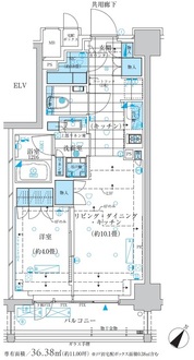 ザ・パークワンズ三軒茶屋の間取図