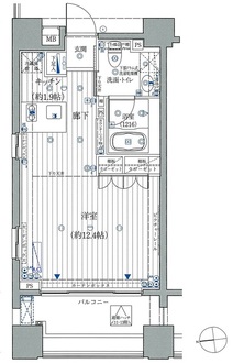 コスモグラシア芝大門の間取図