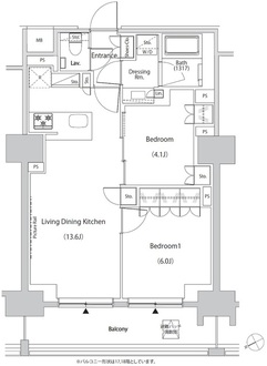 ザ・パークハビオ目白タワーの間取図