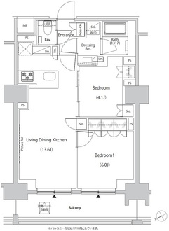 ザ・パークハビオ目白タワーの間取図