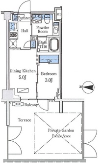 アクアレジデンス錦糸町の間取図