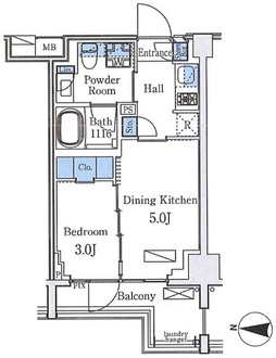 アクアレジデンス錦糸町の間取図