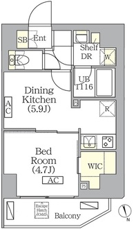 ＢＲＩＣＫ　ＲＥＳＩＤＥＮＣＥ　南青山の間取図