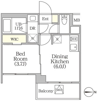 イプセ四谷テラスの間取図