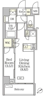 ＯＲＳＵＳ清澄白河リバーフロントの間取図