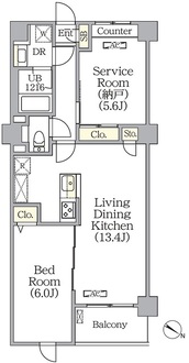 プライムガーデン赤塚の間取図