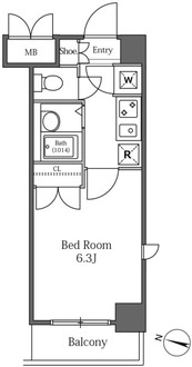 ＬａＳａｎｔｅ広尾の間取図