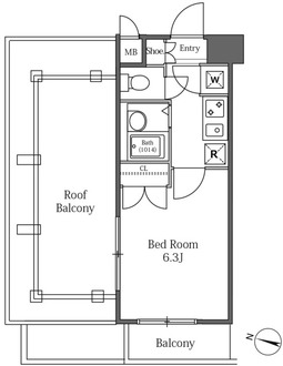 ＬａＳａｎｔｅ広尾の間取図