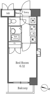 ＬａＳａｎｔｅ広尾の間取図