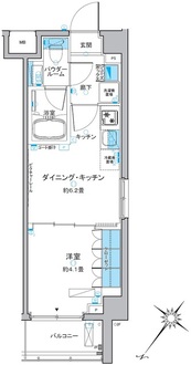 ルフォンプログレ中野富士見町の間取図